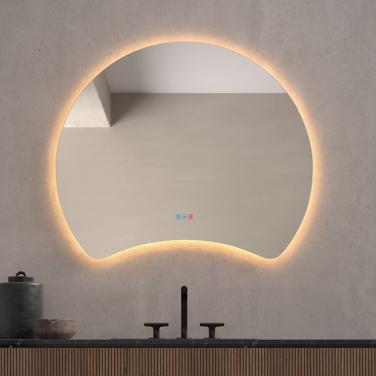Espejo de baño con luz LED Para Baño Guell de Dyled