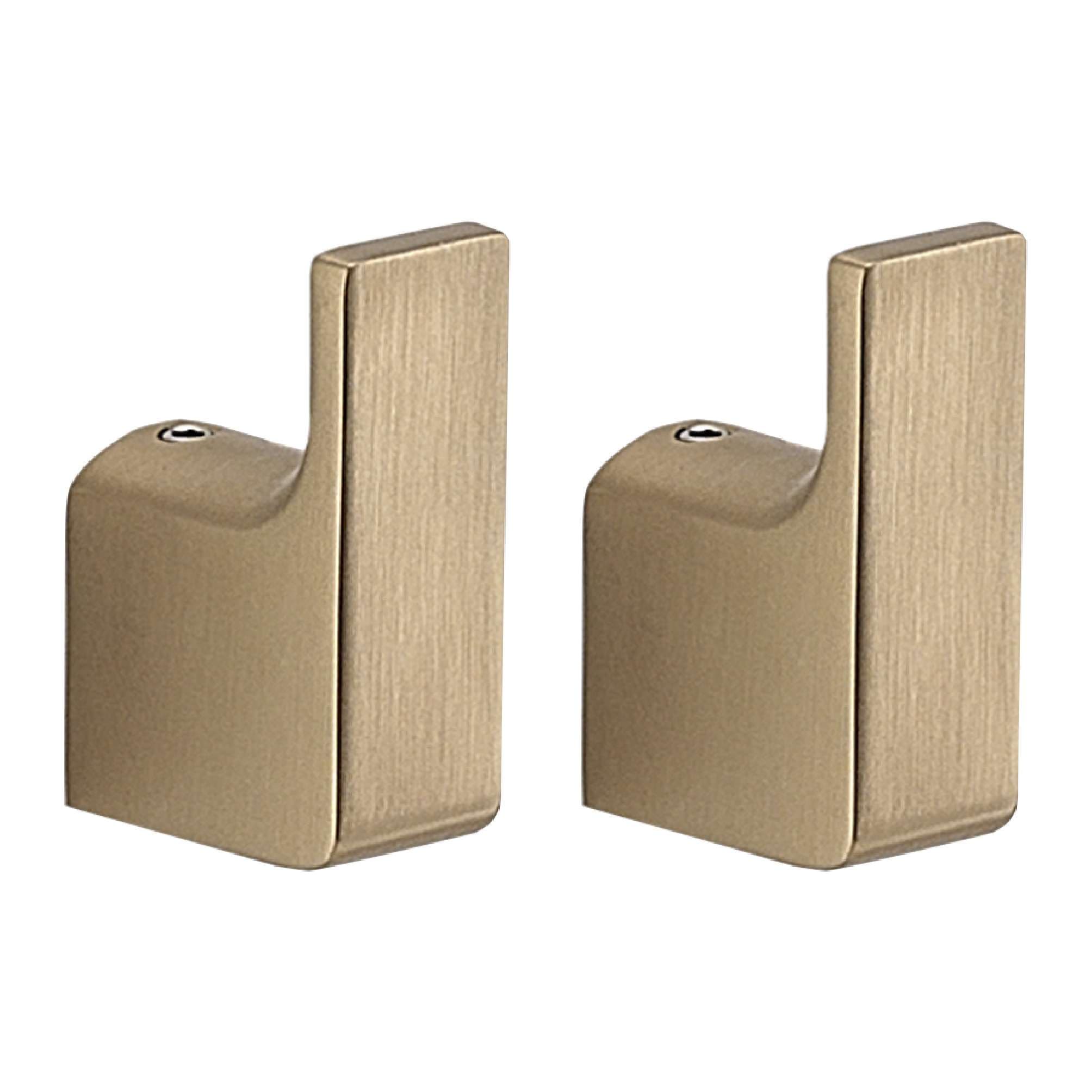 set 2 perchas pirenei oro mate