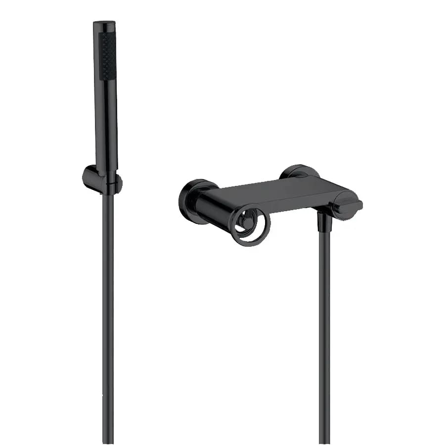 Kit ducha Olimpo negro mate / BDC033-5NG
