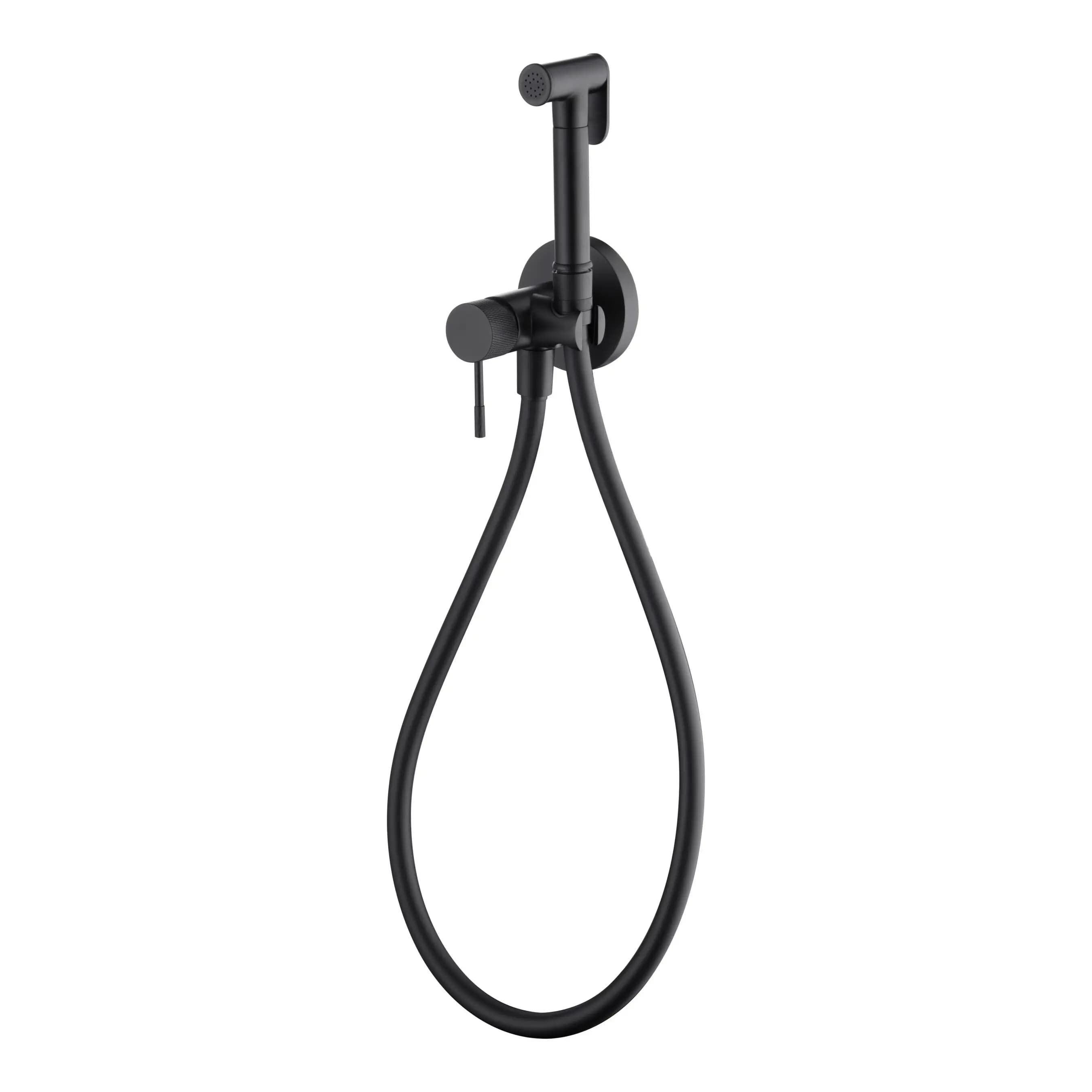 Monomando supply bide LINE negro mate / RDD038/NG