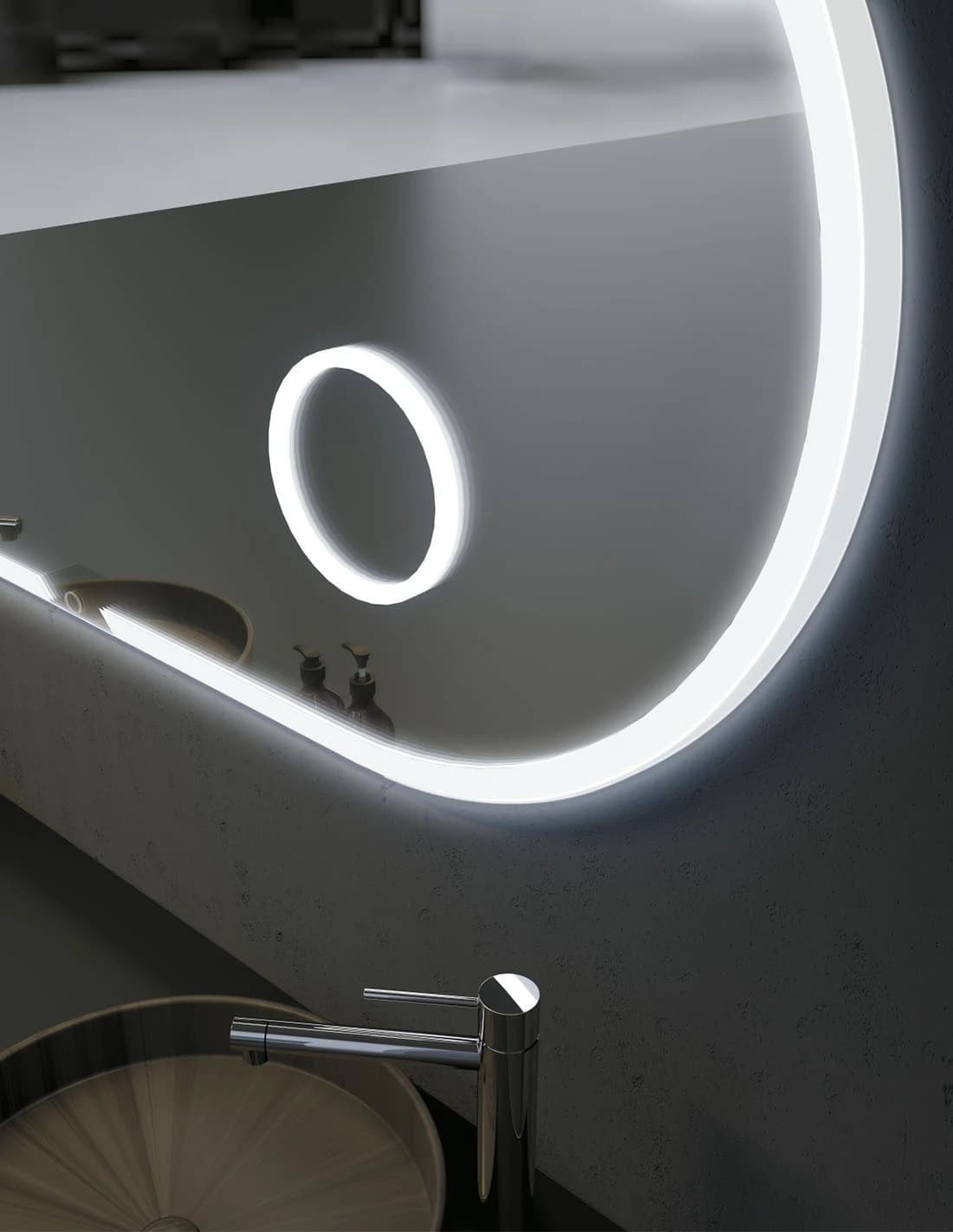 Espejo de baño con luz LED Indiana Ledimex