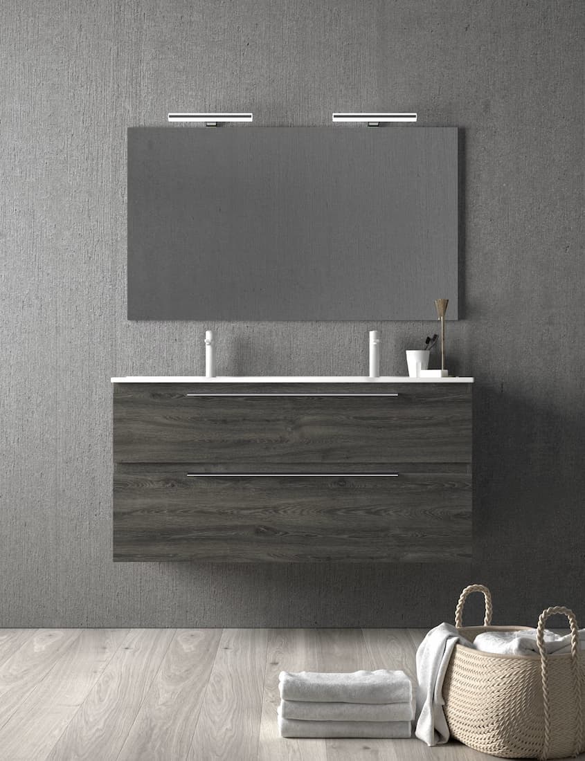Mueble baño suspendido Carmen 2 Cajones de Avila dos 60-70-80-90-100-120-140
