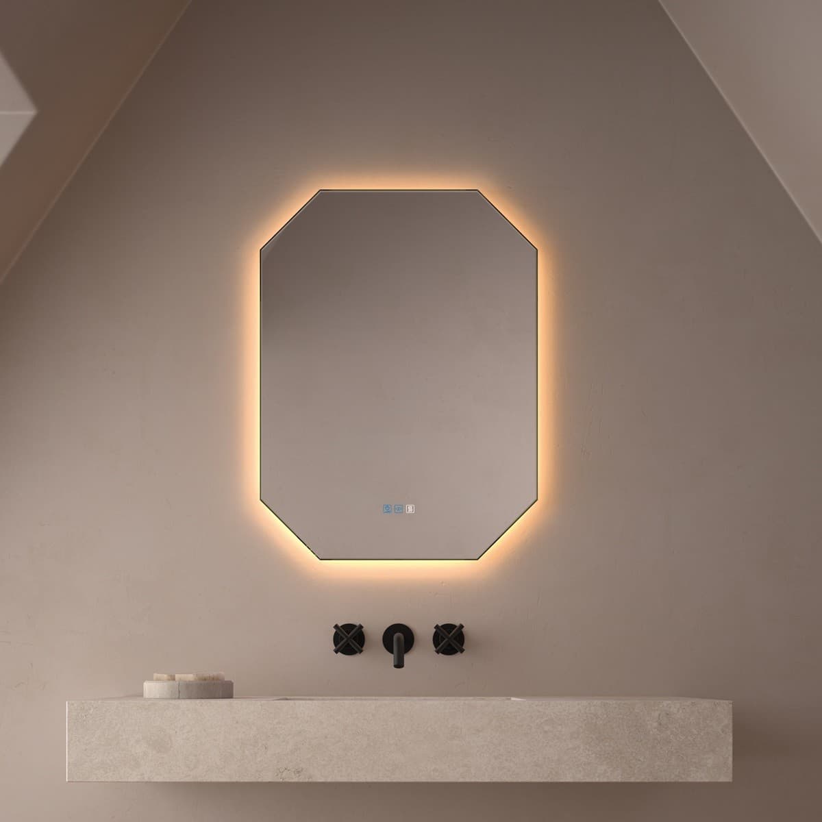 Espejo de baño con luz LED Idria de Dyled