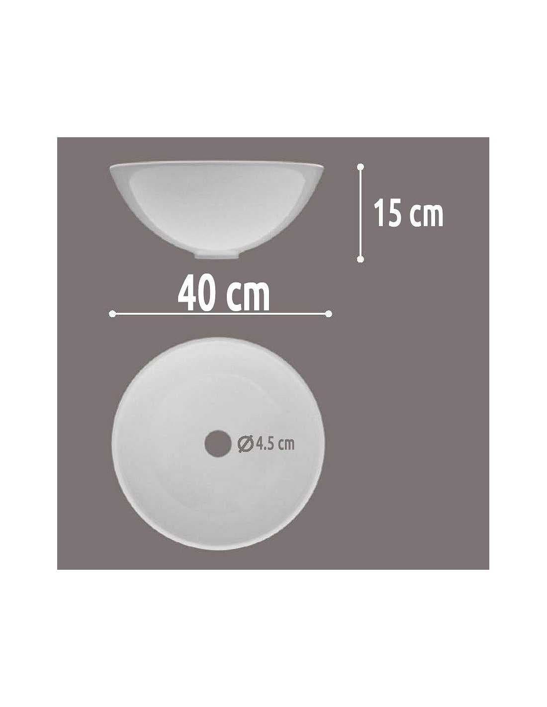 Lavabo sobre encimera 40ø Solid Surface Bol ArtandBath