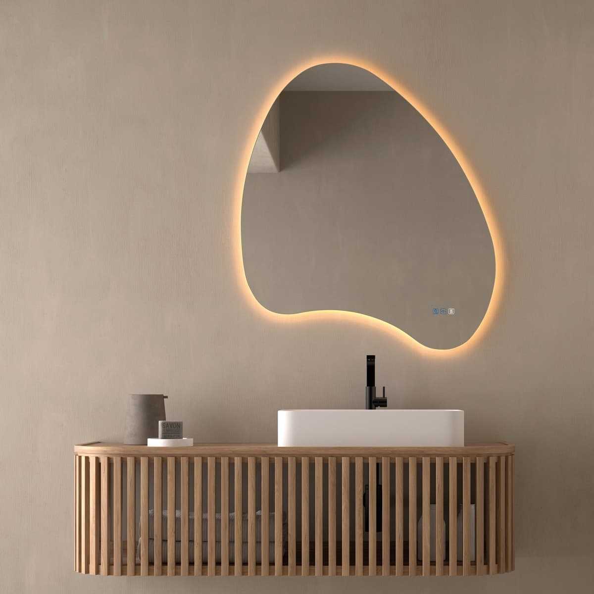 Espejo de baño con luz LED Para Baño Teide de Dyled