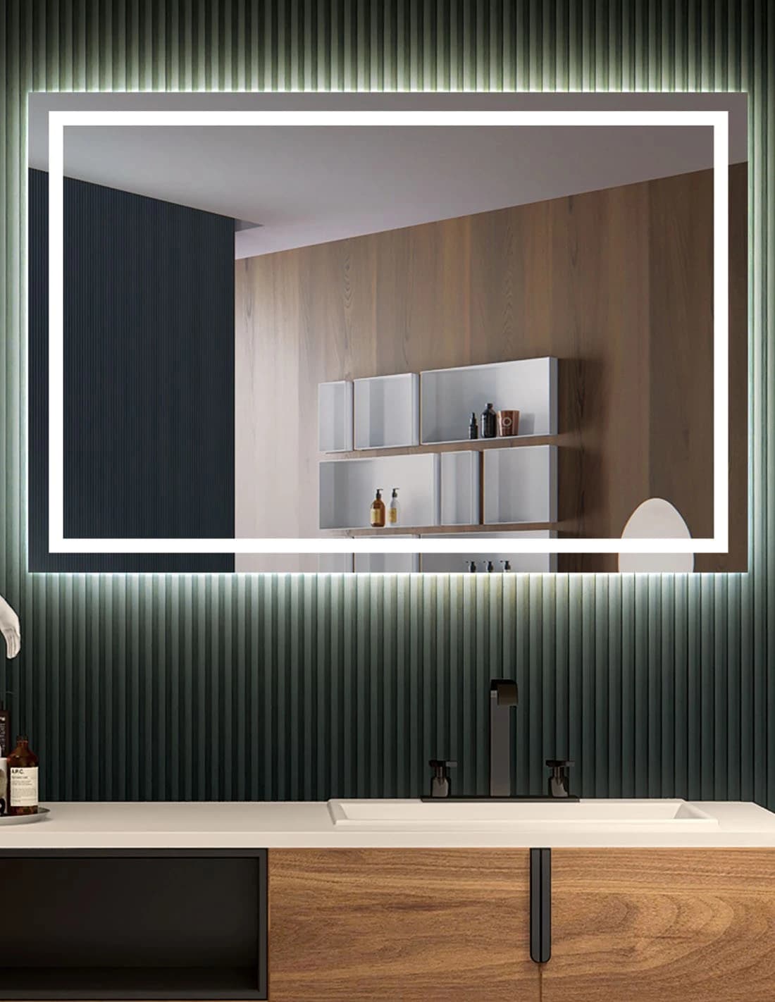 Espejo de baño con luz LED Francia Ledimex