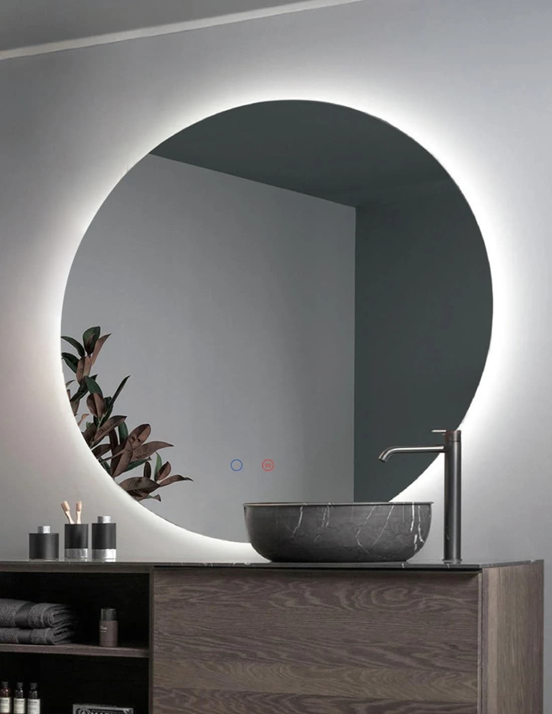 Espejo de baño con luz LED Lisboa Ledimex