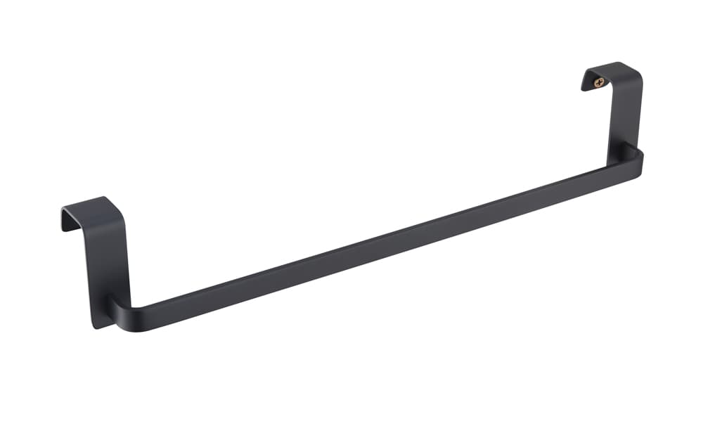 Barra Toallero para Mueble Negro Mate