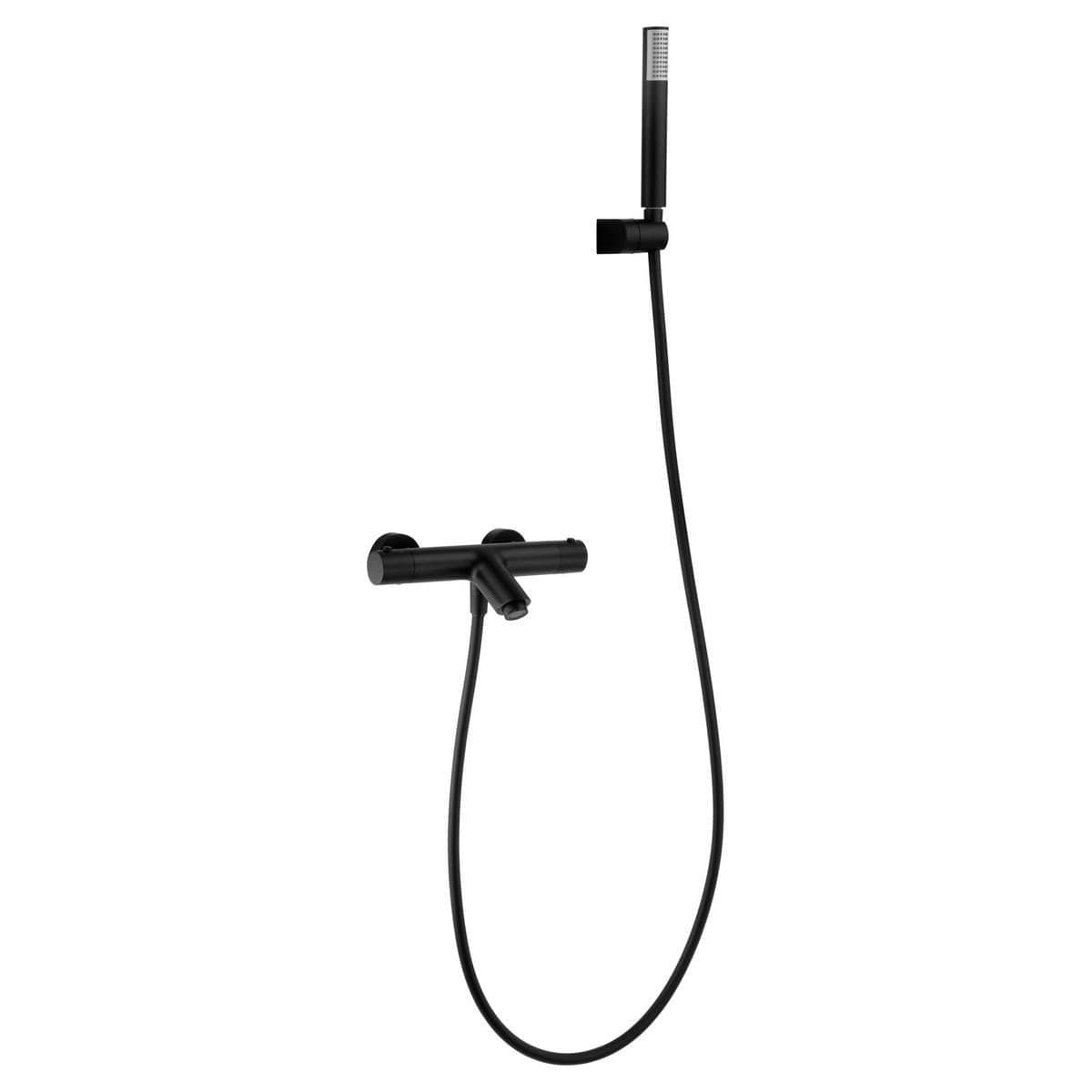 Kit baño/ducha termostatico Monza negro mate / BTM039-4NG