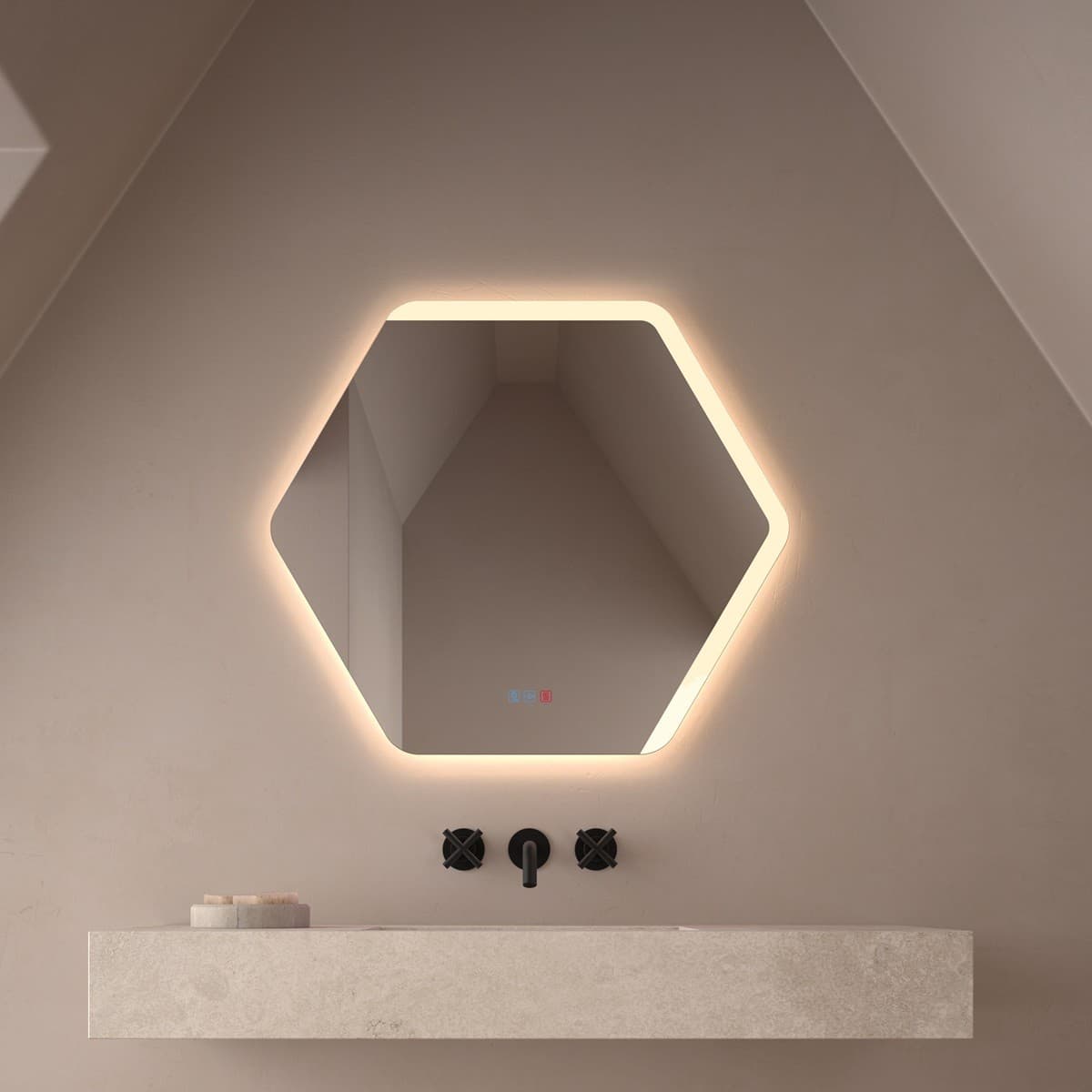 Espejo de baño con luz LED Tarragona de Dyled