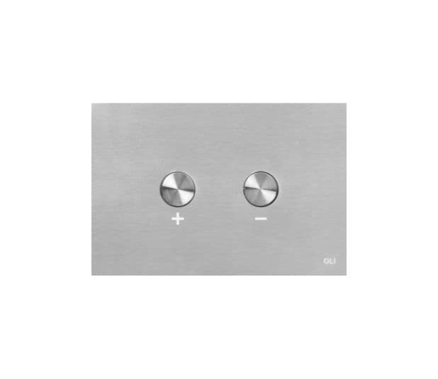 Pulsador Oli Blink Neumático inox cepillado
