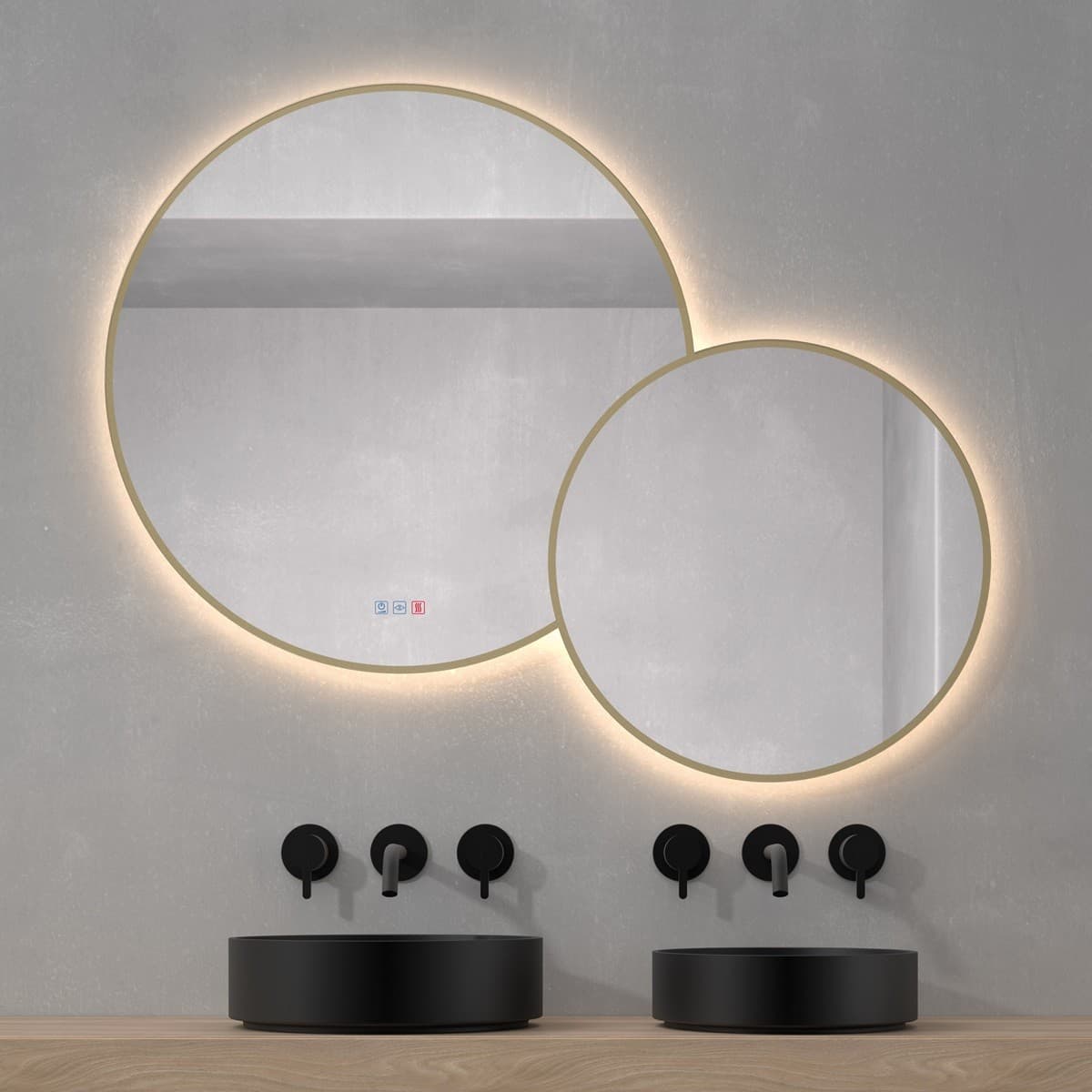 Espejo de baño con luz LED Ovalado Para Baño Brasilia de Dyled