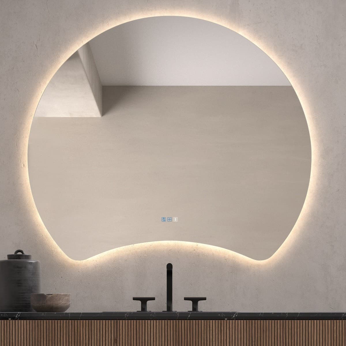 Espejo de baño con luz LED Para Baño Guell de Dyled
