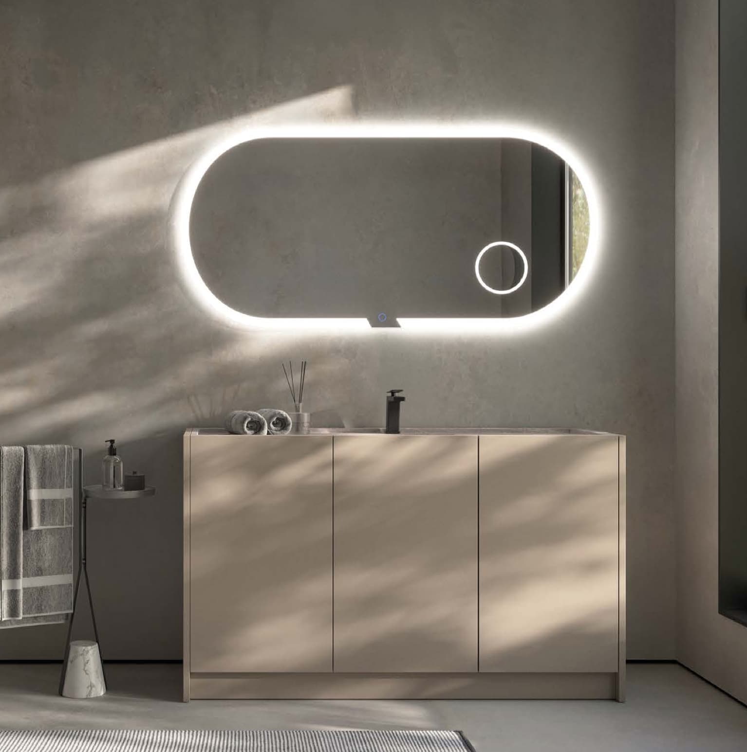 Espejo de baño con luz LED Indiana Ledimex