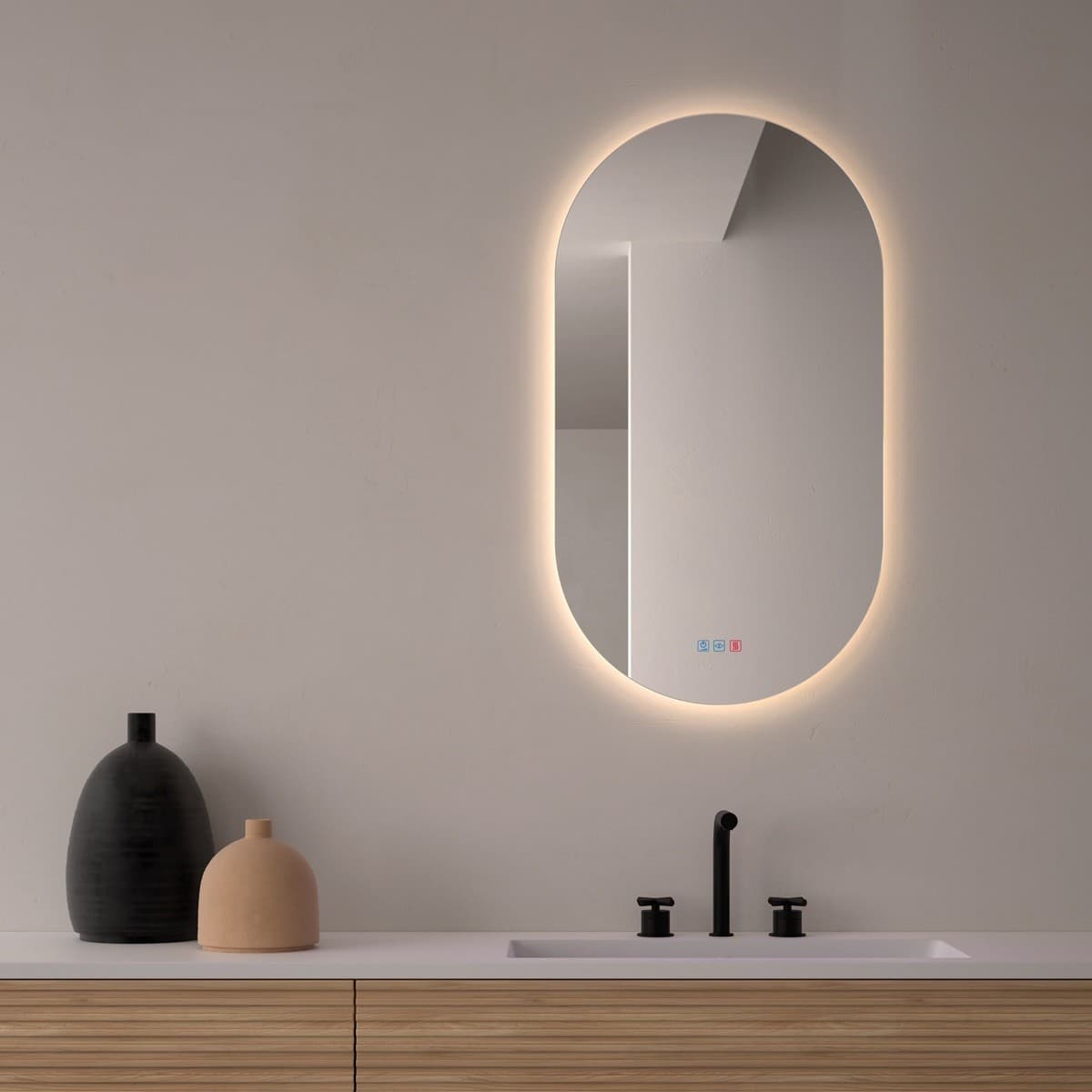 Espejo Ovalado LED Para Baño Segovia de Dyled