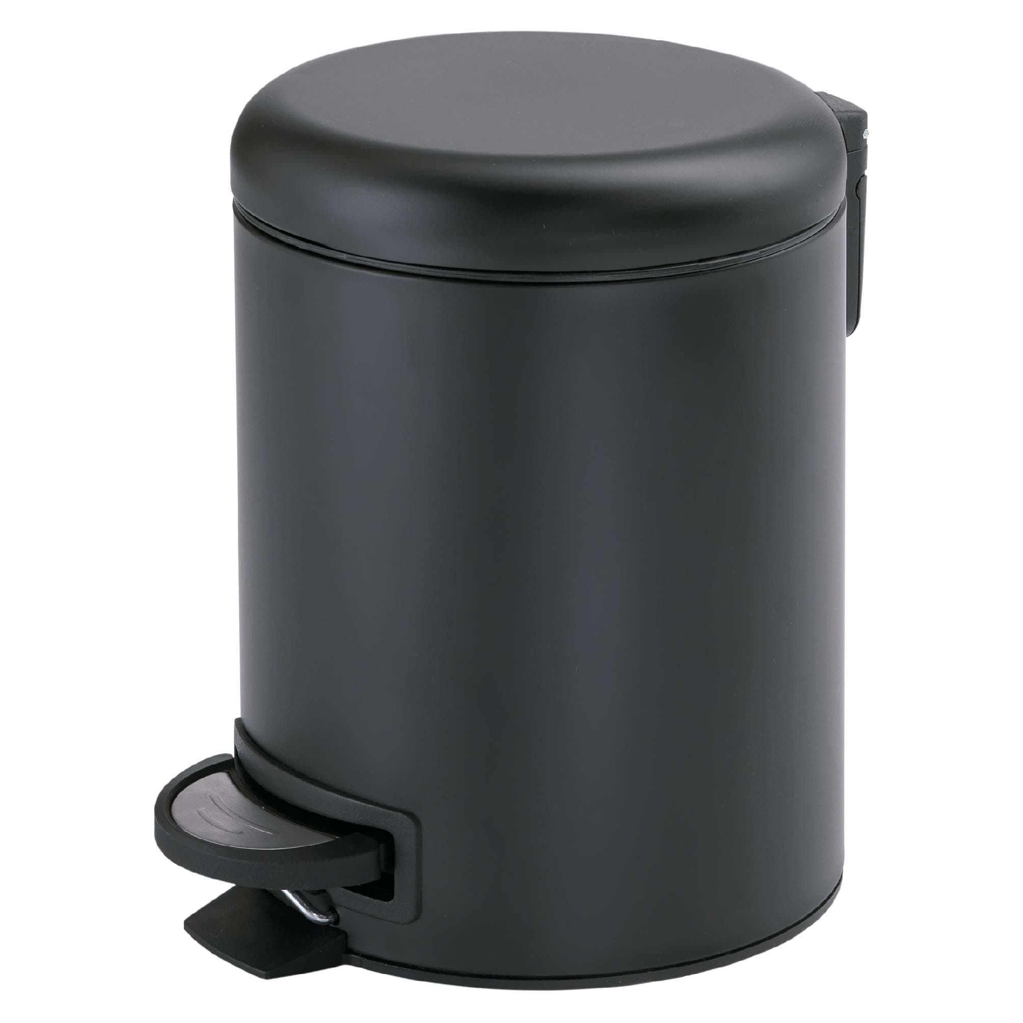 PAPELERA 3 lt POTTY NEGRO MATE