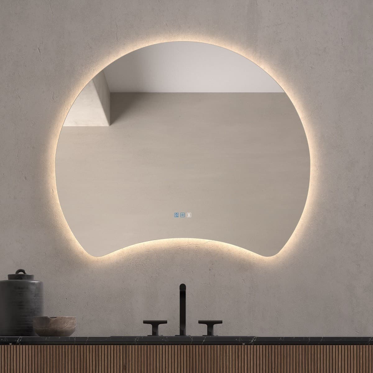Espejo de baño con luz LED Para Baño Guell de Dyled