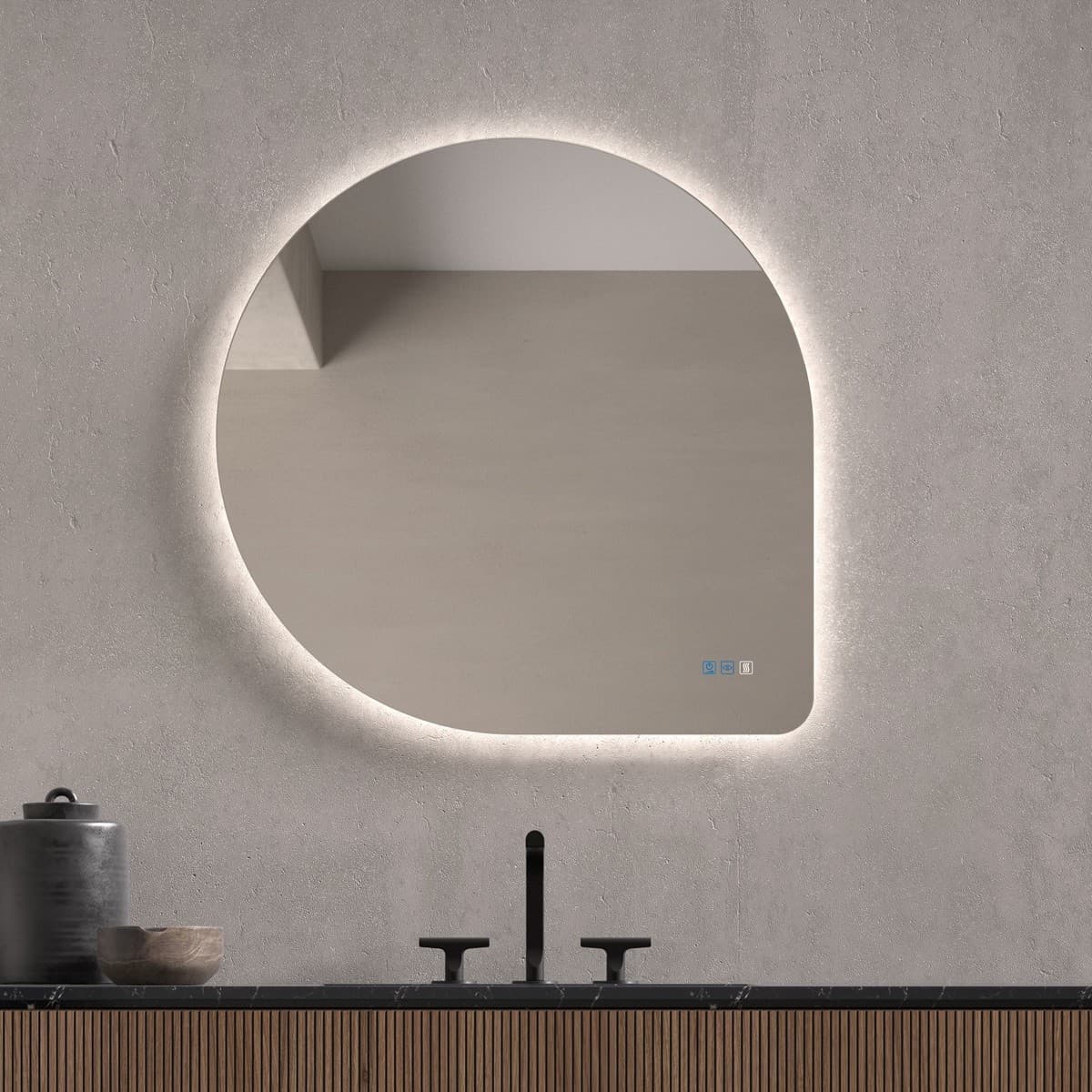 Espejo de baño con luz LED Para Baño Guadalupe de Dyled