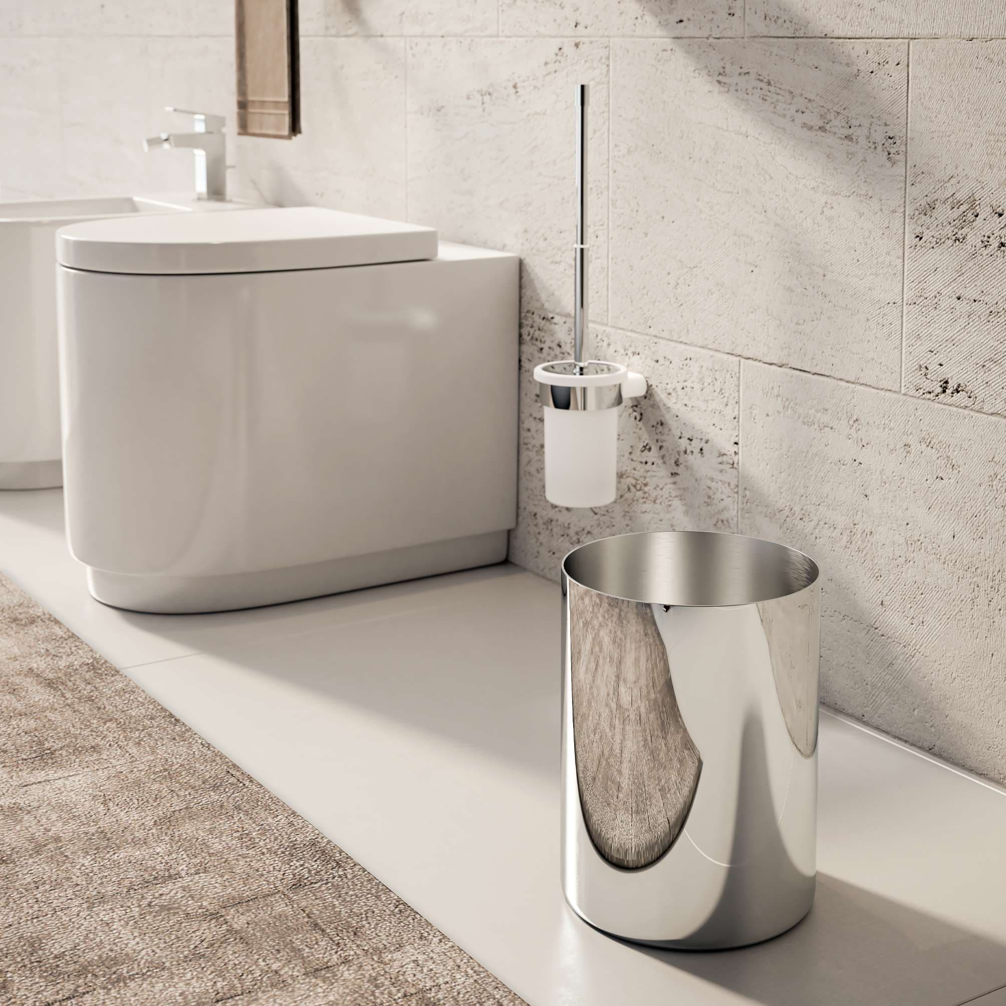 PAPELERA VESTA 6,6 Lt CROMO