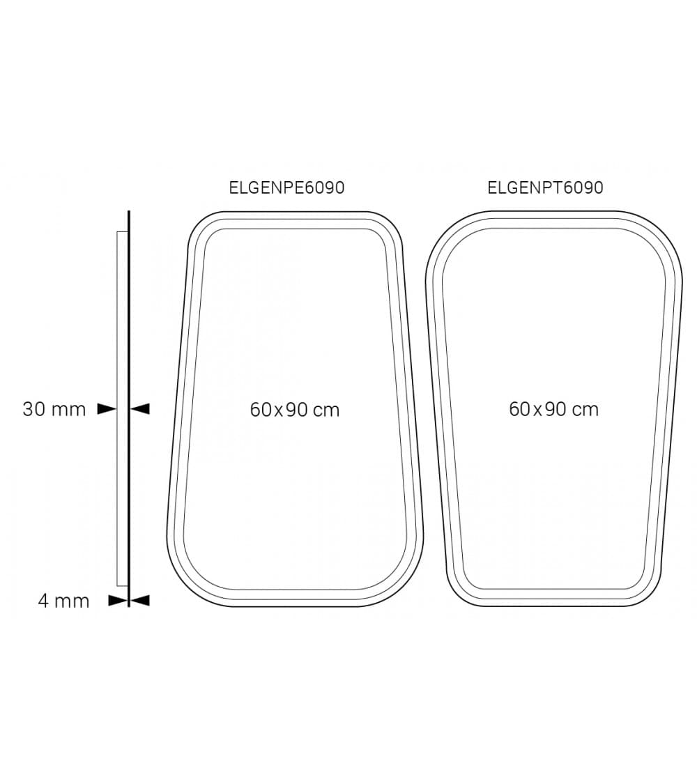 Espejo de baño con luz LED Para Baño Generalife de Dyled