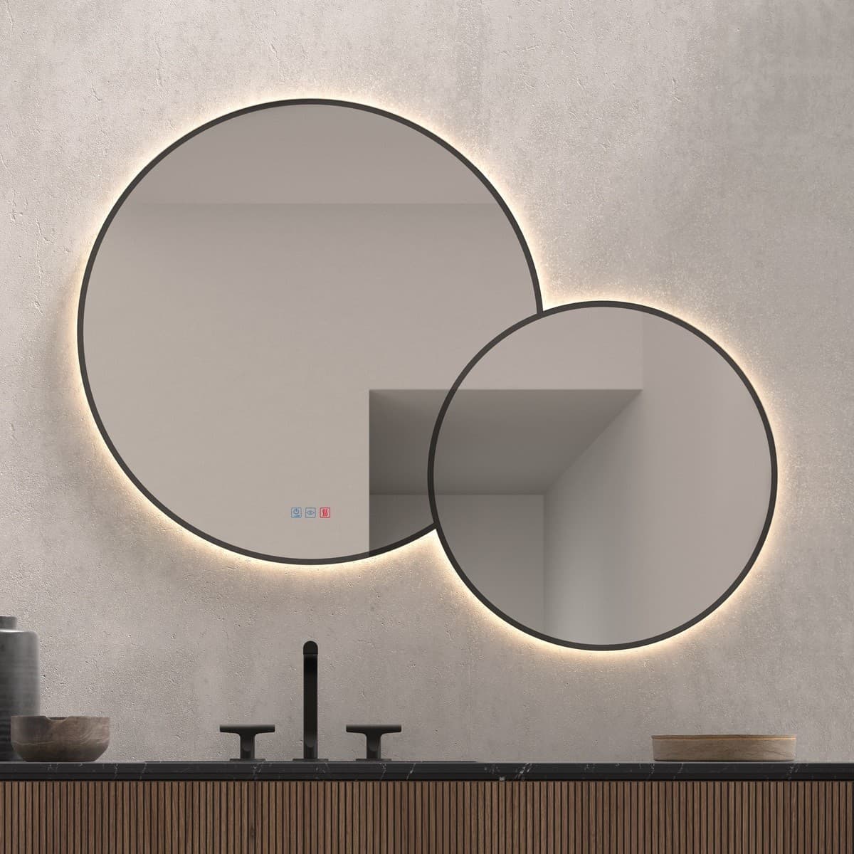 Espejo de baño con luz LED Ovalado Para Baño Pópulo de Dyled