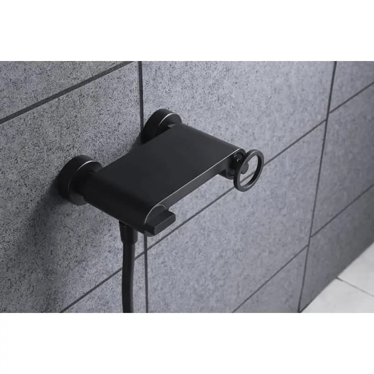 Kit ducha Olimpo negro mate / BDC033-5NG