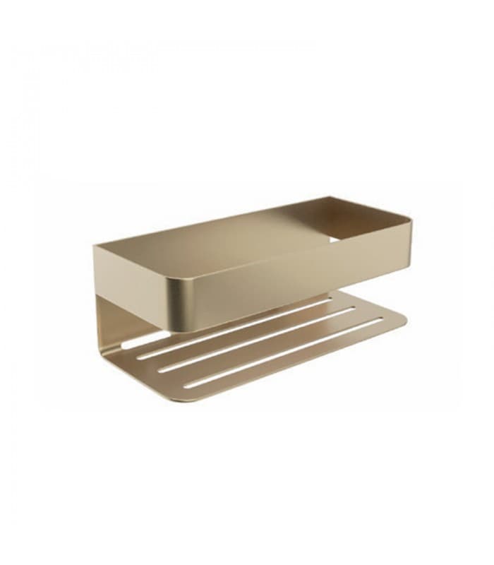 Jabonera frontal Mayura oro cepillado PVD