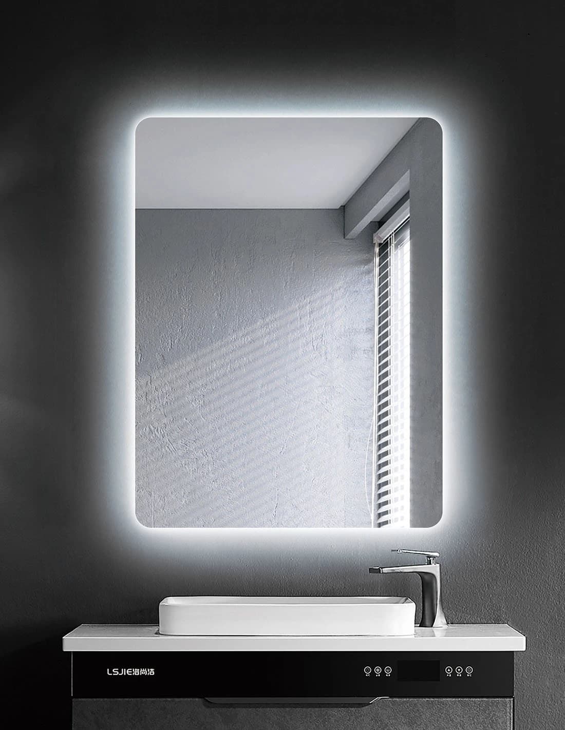 Espejo de baño con luz LED Dinamarca Ledimex