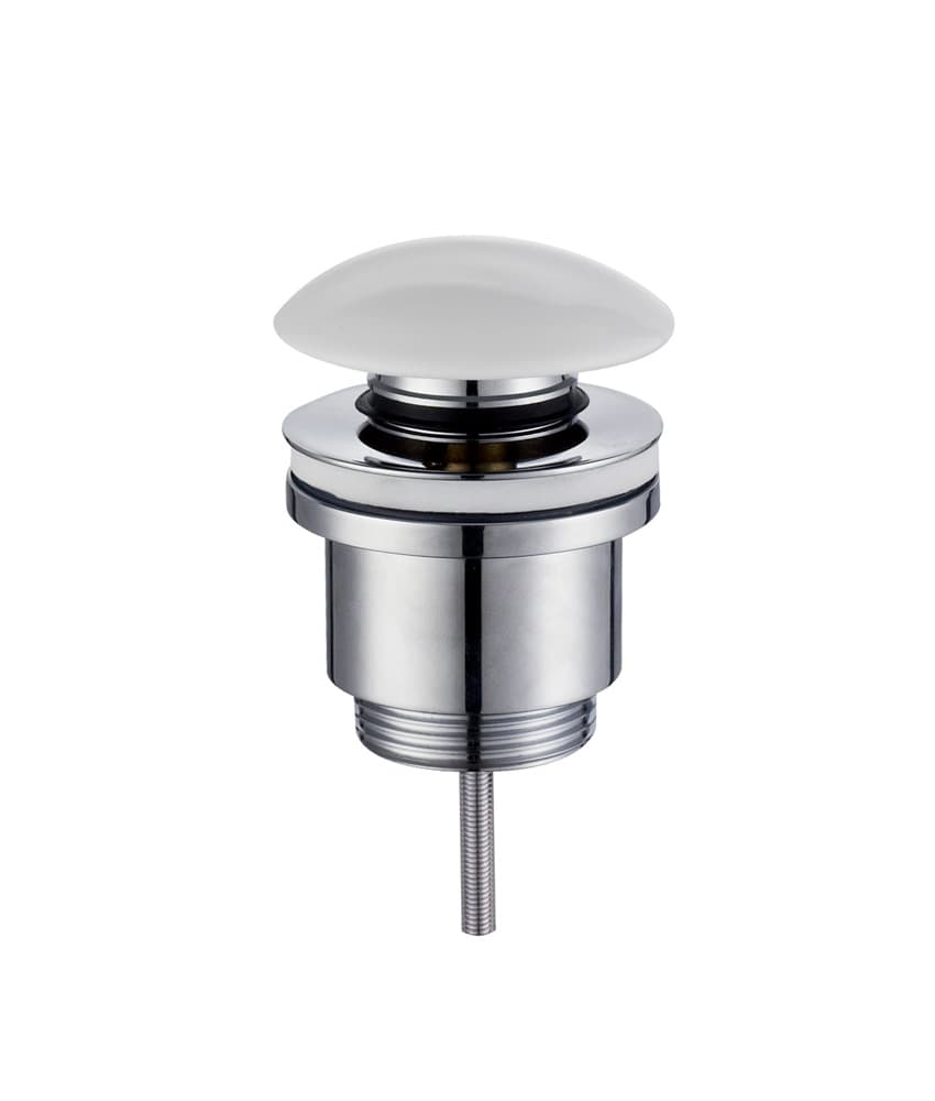 Válvula Click Clack Seta Tapón Porcelana Cerámica Blanco