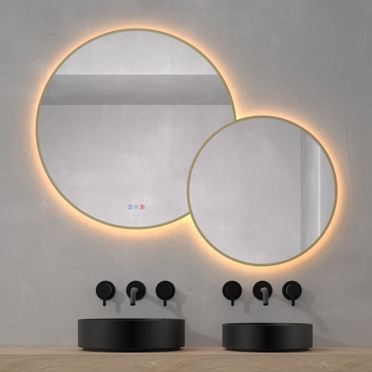 Espejo de baño con luz LED Ovalado Para Baño Brasilia de Dyled