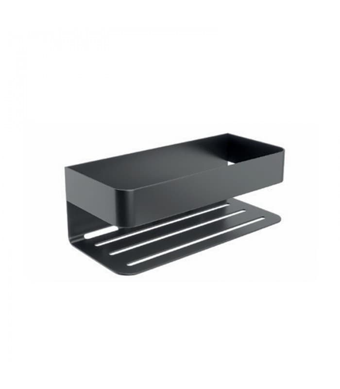 Jabonera frontal Mayura black gun metal