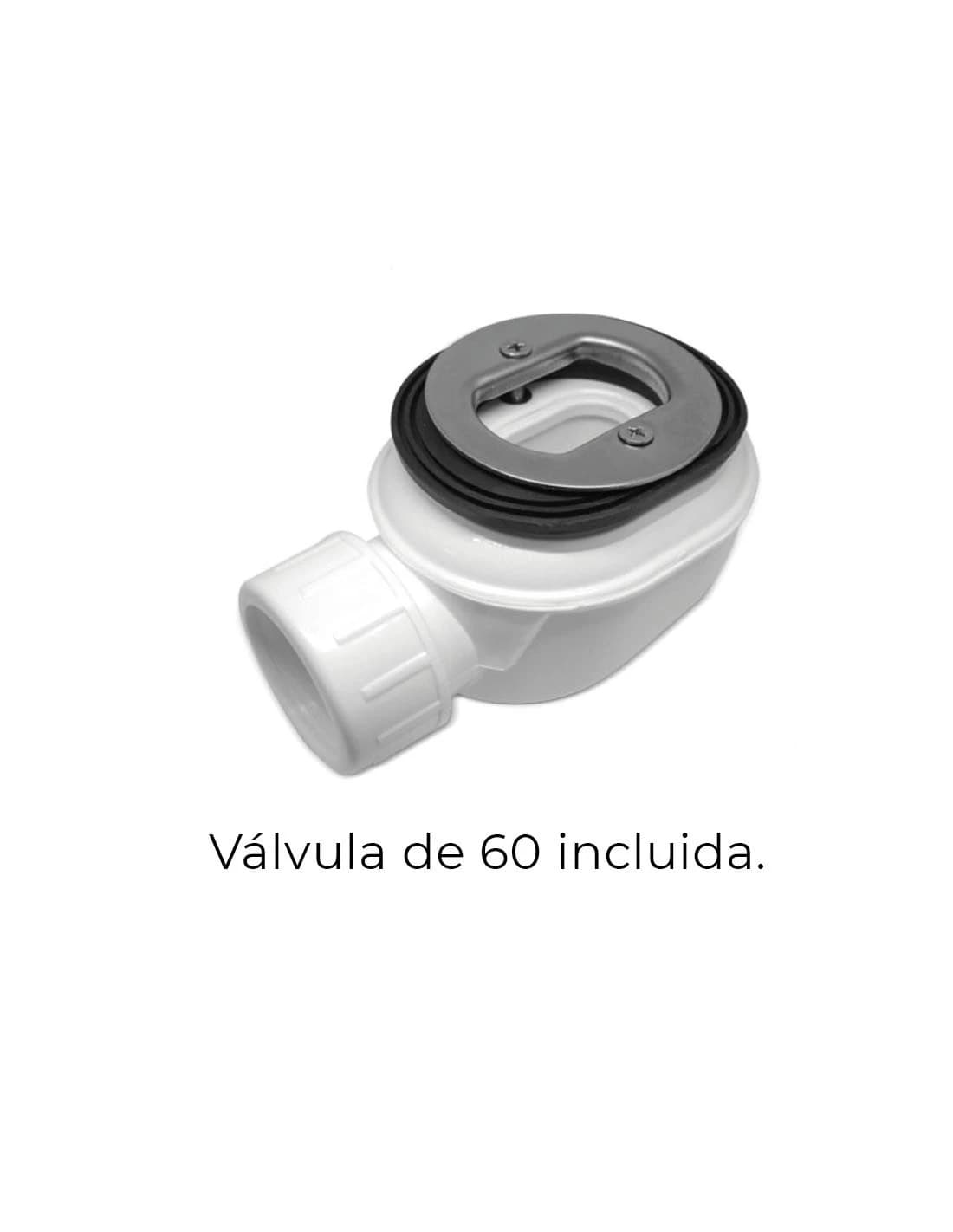 Plato de ducha resina LUNA de resina mineral y gel coat