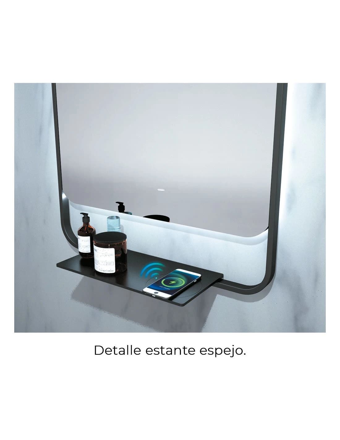 Espejo de baño con luz LED Concept Ledimex