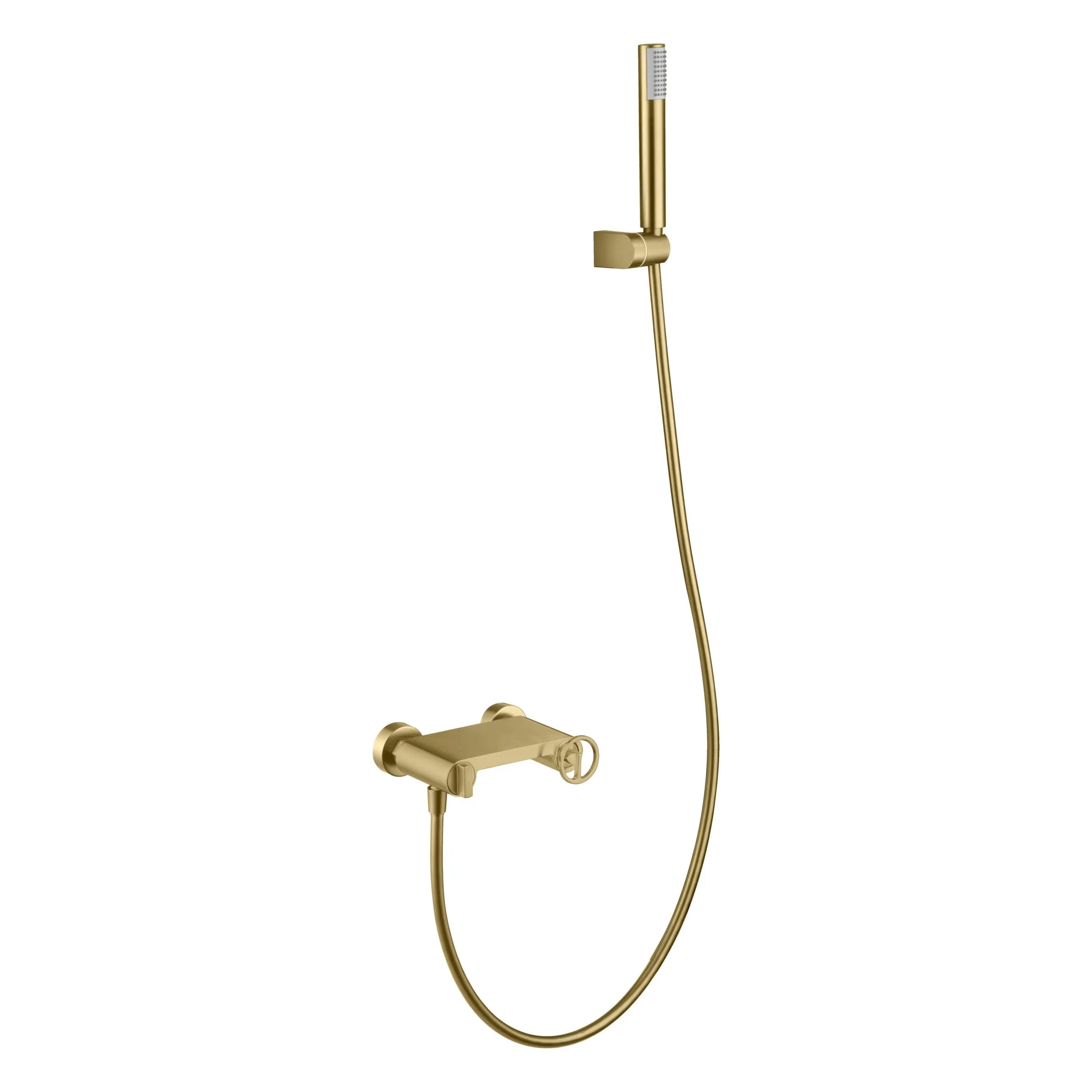Kit ducha Olimpo oro cepillado / BDC033-5OC