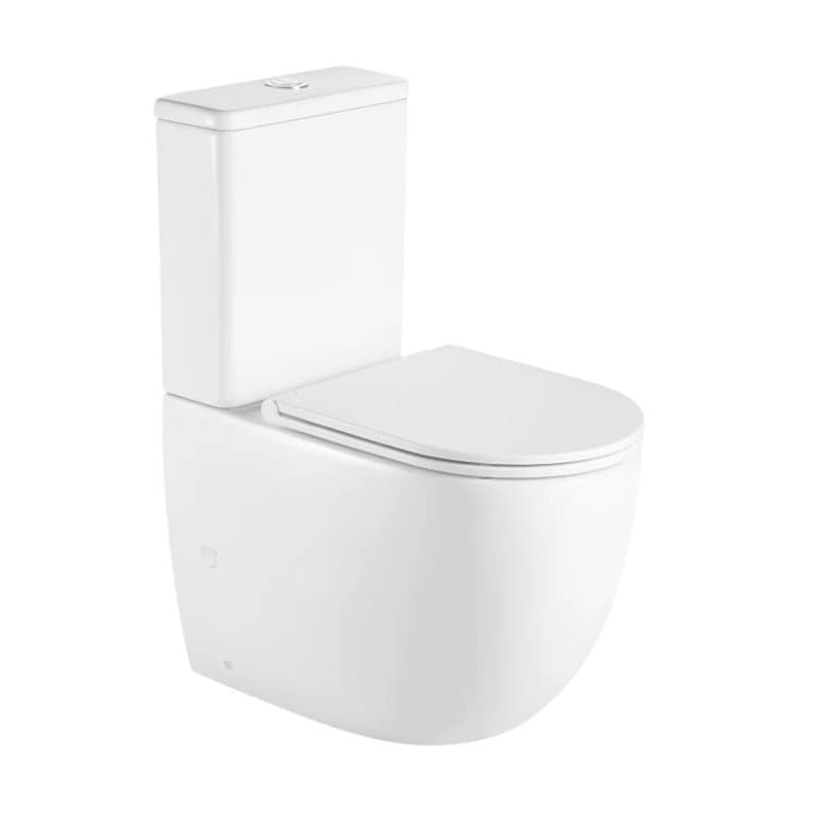 Inodoro PMR cerámica Génova blanco brillo