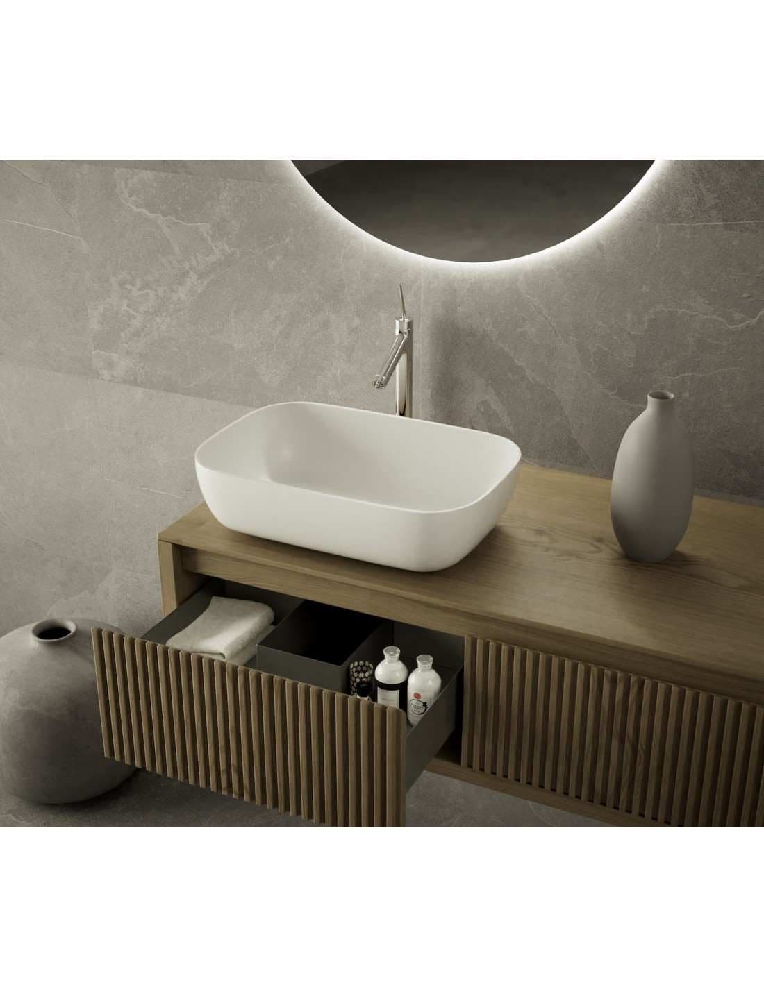 Mueble baño suspendido Danubio de 2 cajones 80,90,100,...180