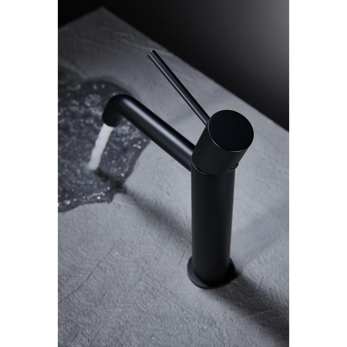Monomando lavabo Monza negro mate / BDM039-1NG