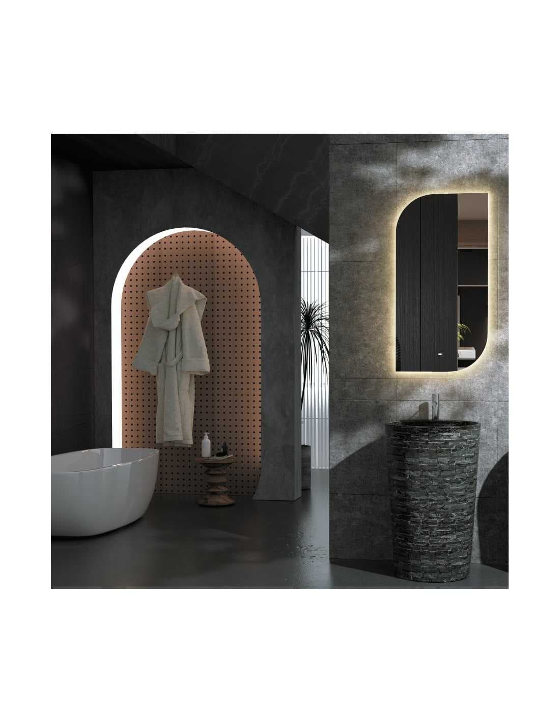 Espejo de baño con luz LED Cardif Ledimex