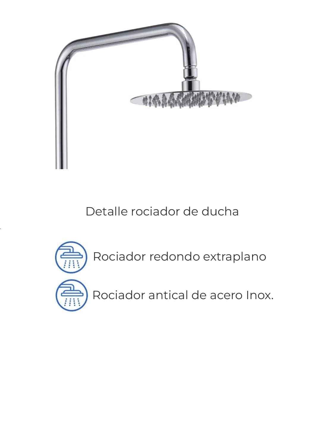 Conjunto ducha monomando Monza / BDM039