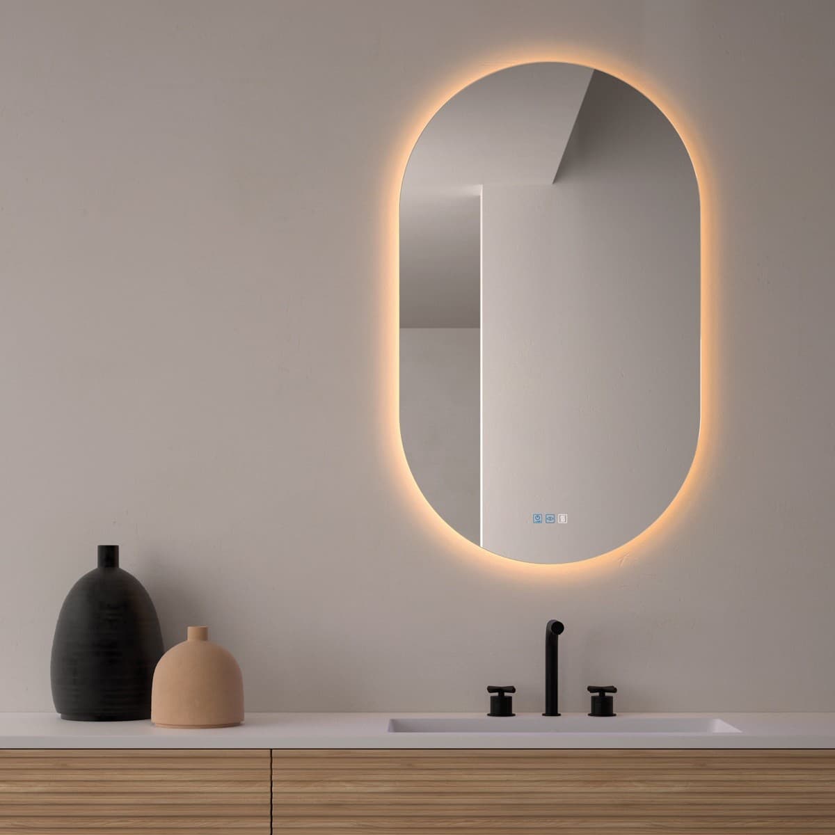 Espejo Ovalado LED Para Baño Segovia de Dyled