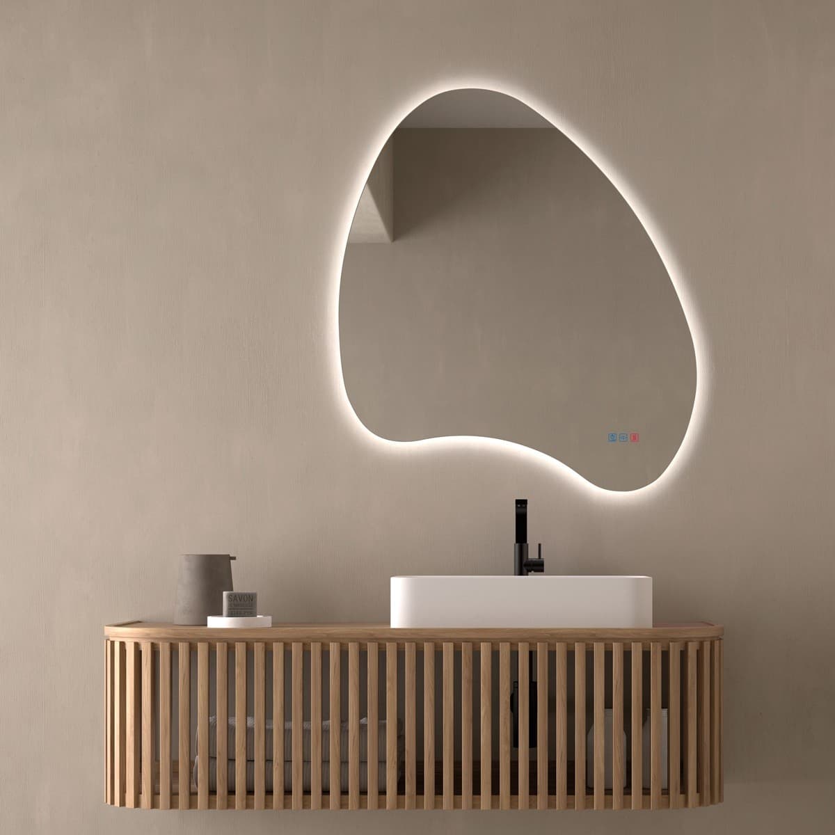 Espejo de baño con luz LED Para Baño Teide de Dyled