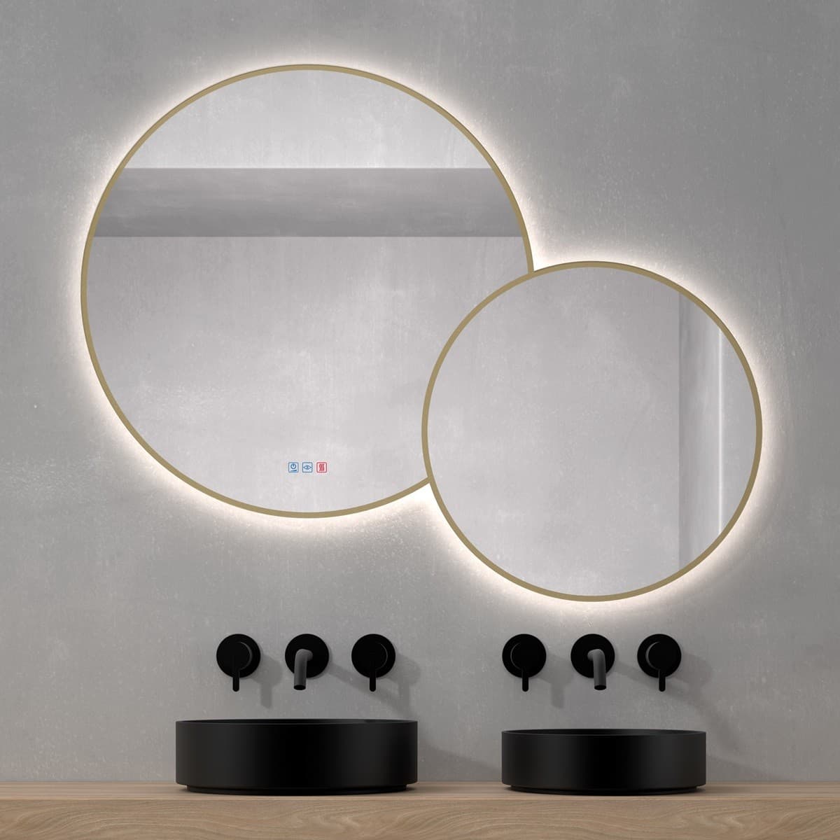 Espejo de baño con luz LED Ovalado Para Baño Brasilia de Dyled