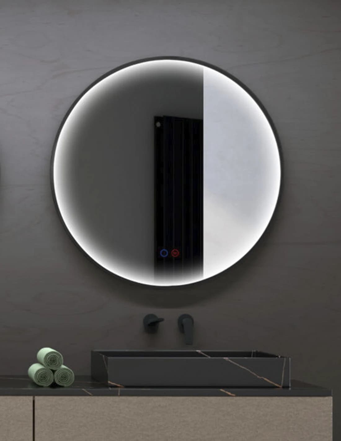 Espejo de baño con luz LED Nepal Ledimex
