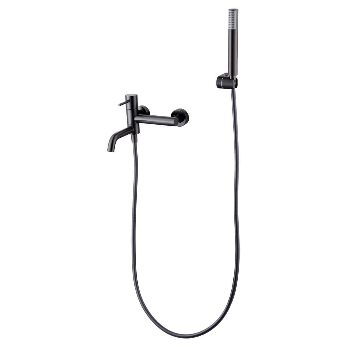 Monomando kit baño/ducha Monza black gun metal / BDM039-4BGM