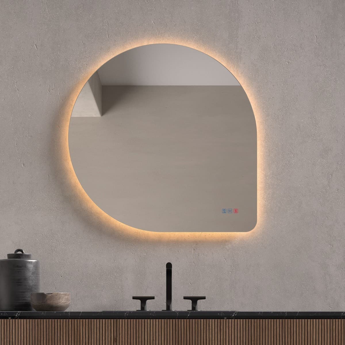 Espejo de baño con luz LED Para Baño Guadalupe de Dyled