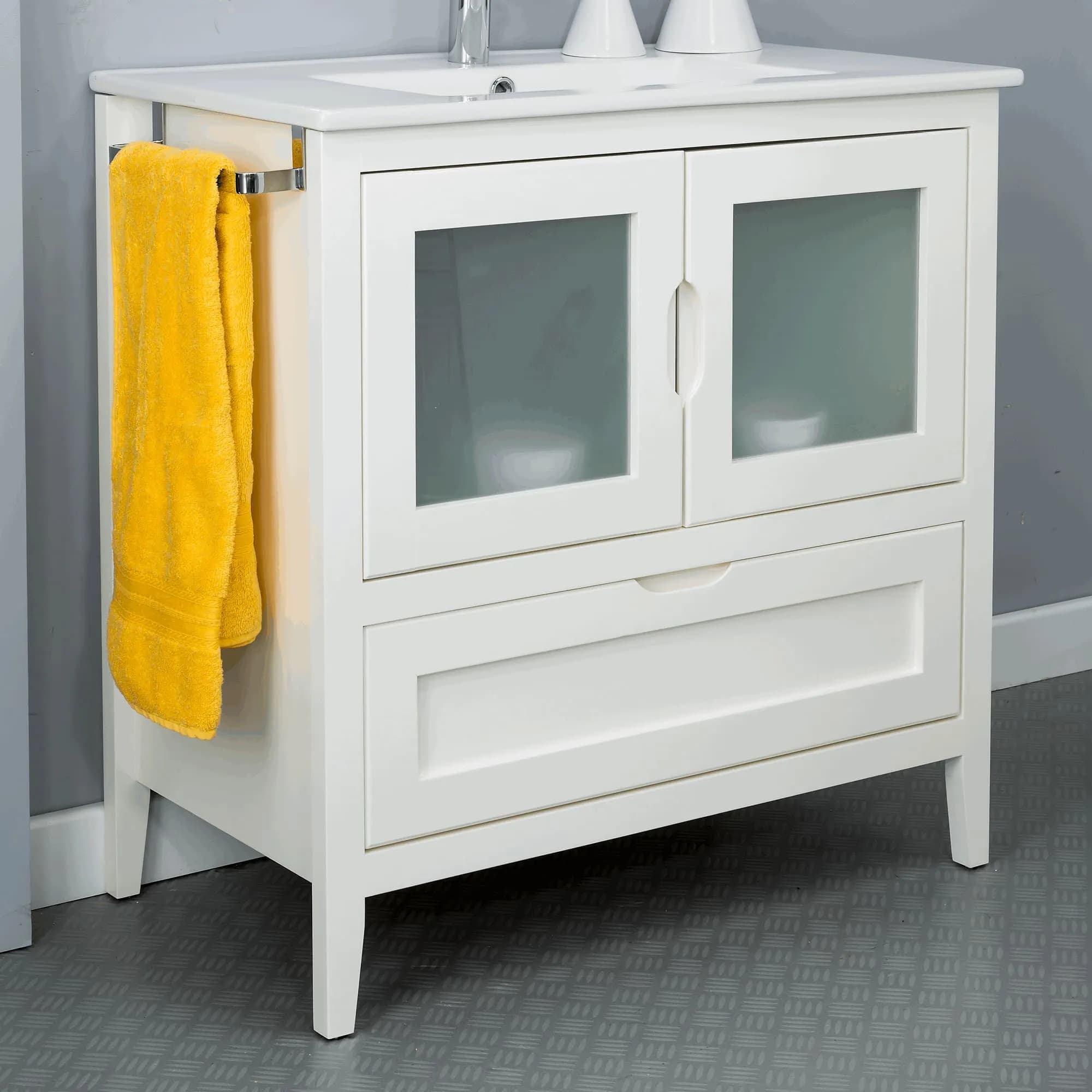 Mueble baño con patas rústico mod. Leon 60-70-80-90