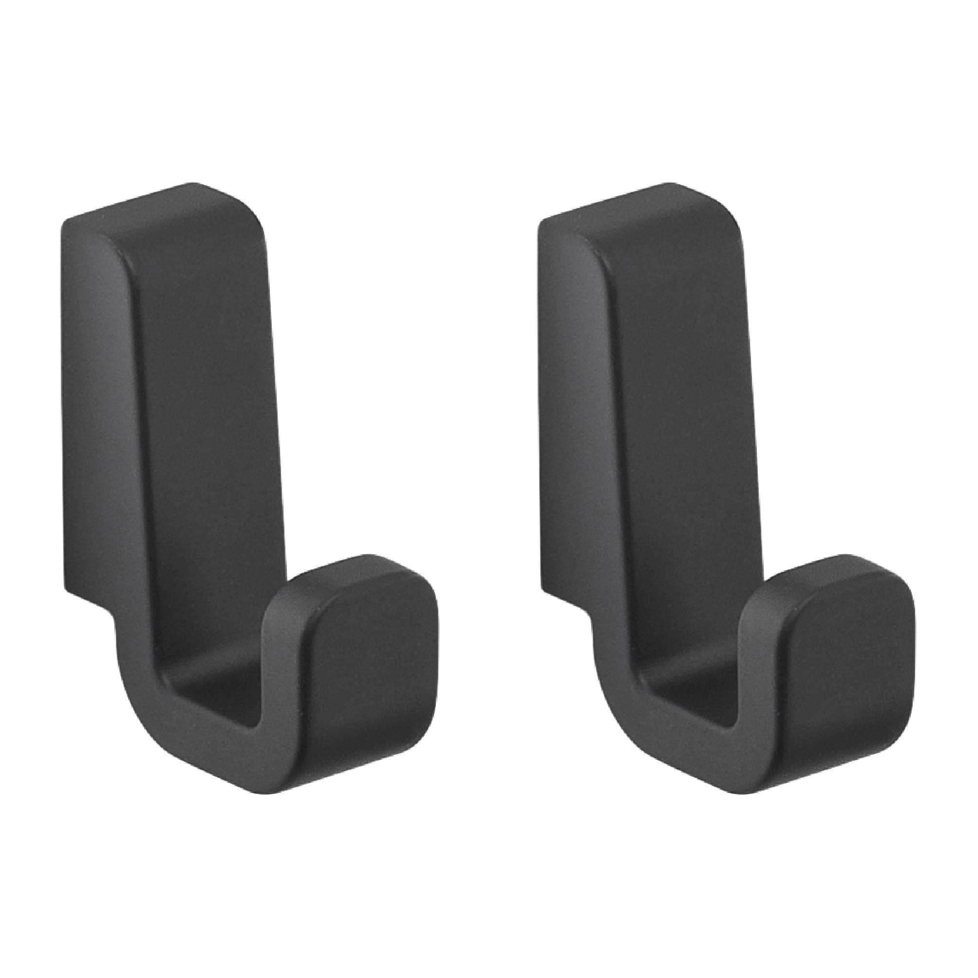 set 2 perchas samoa negro mate