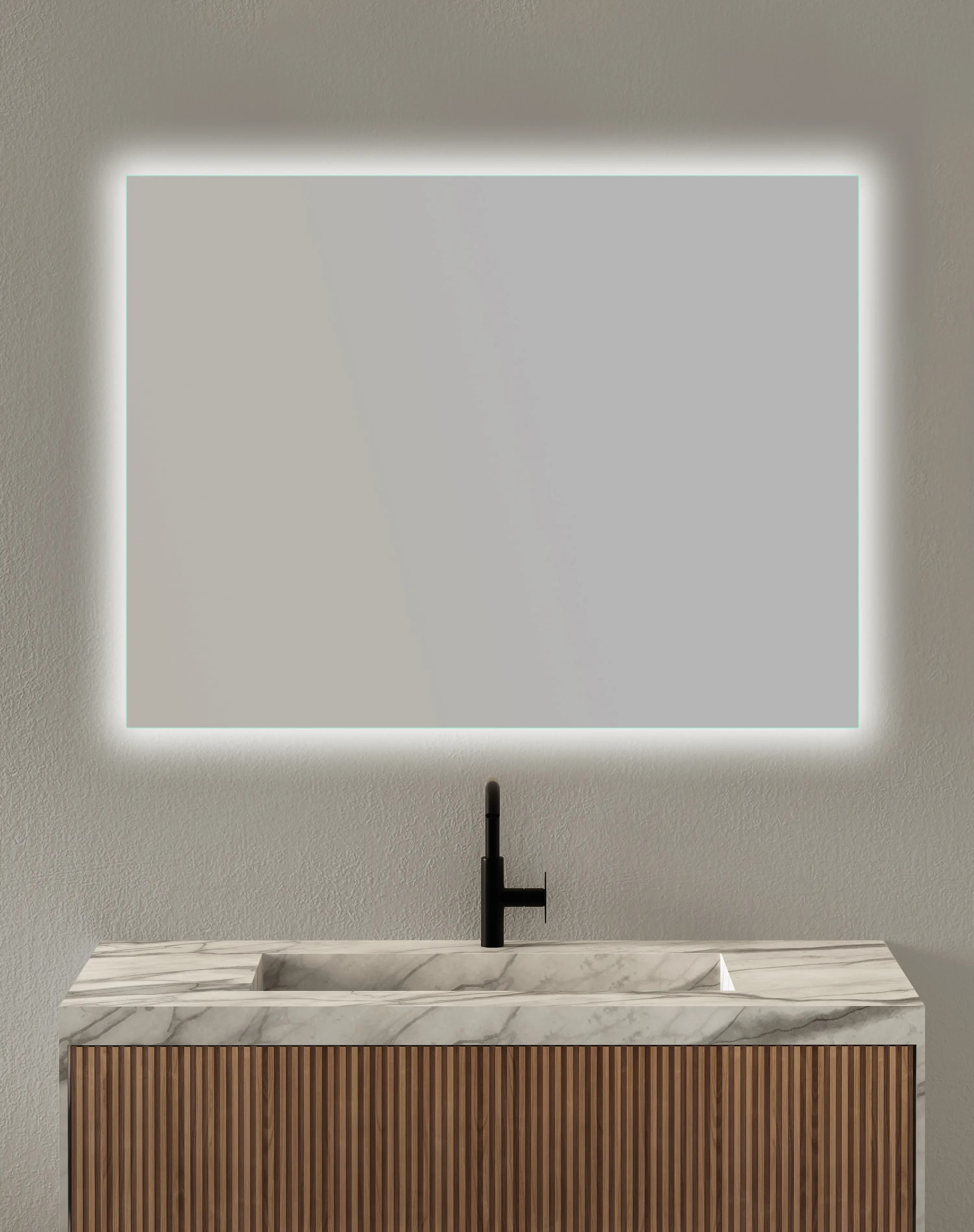 Espejo de baño con luz LED rectangular led B-923