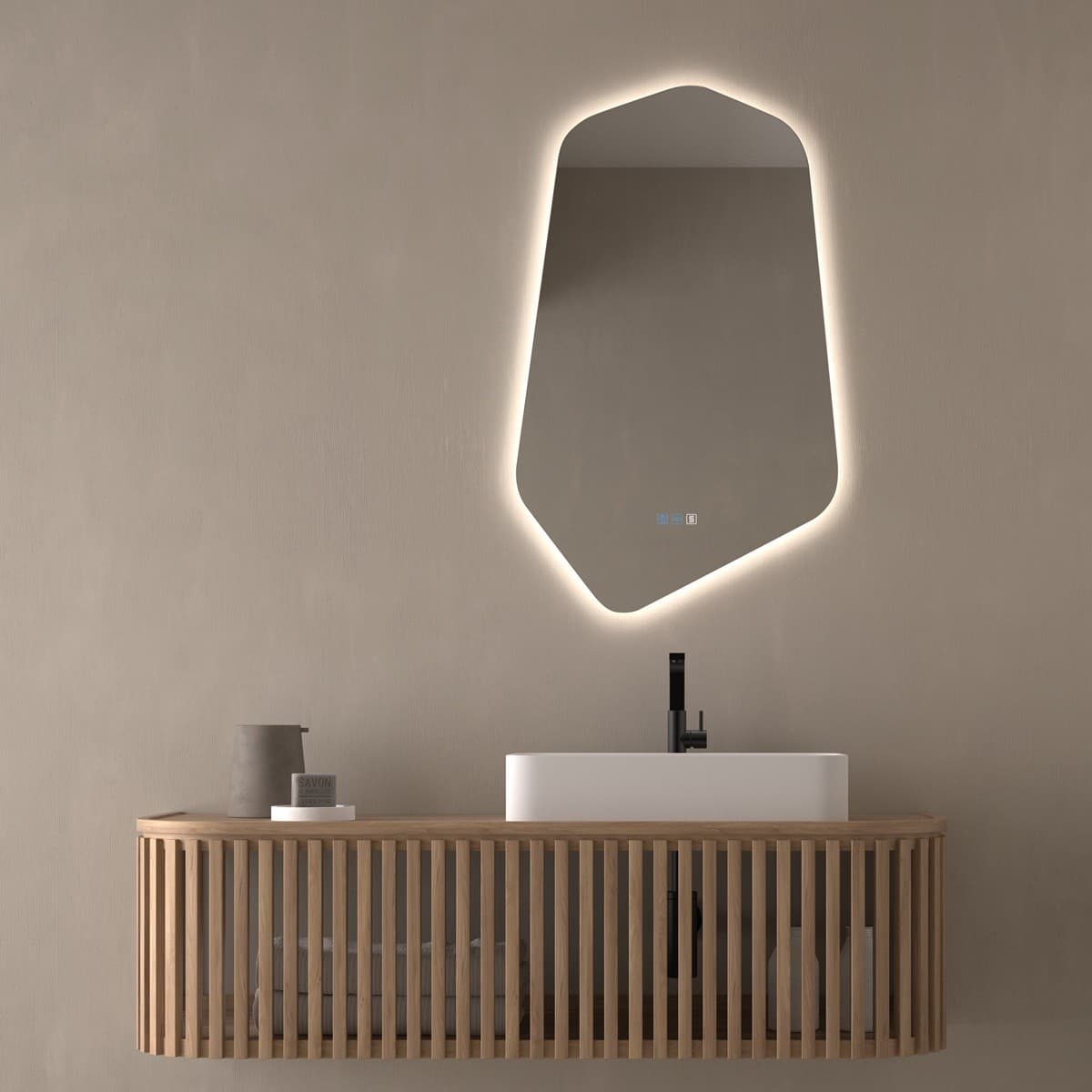 Espejo de baño con luz LED Para Baño Albaicin de Dyled