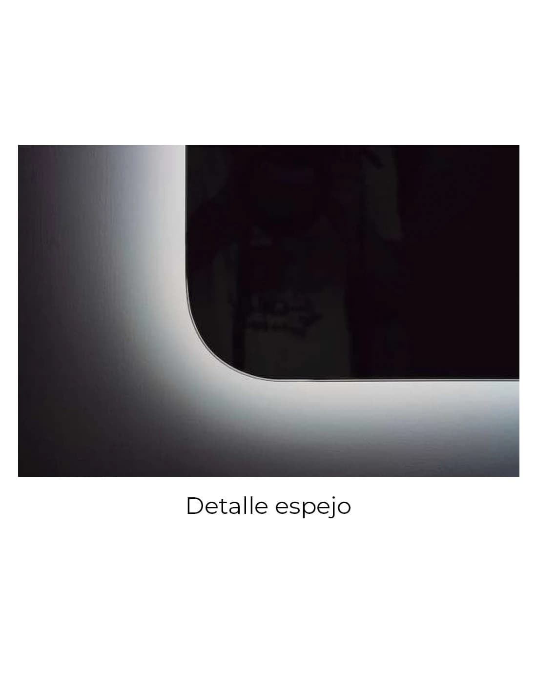 Espejo de baño con luz LED Dinamarca Ledimex